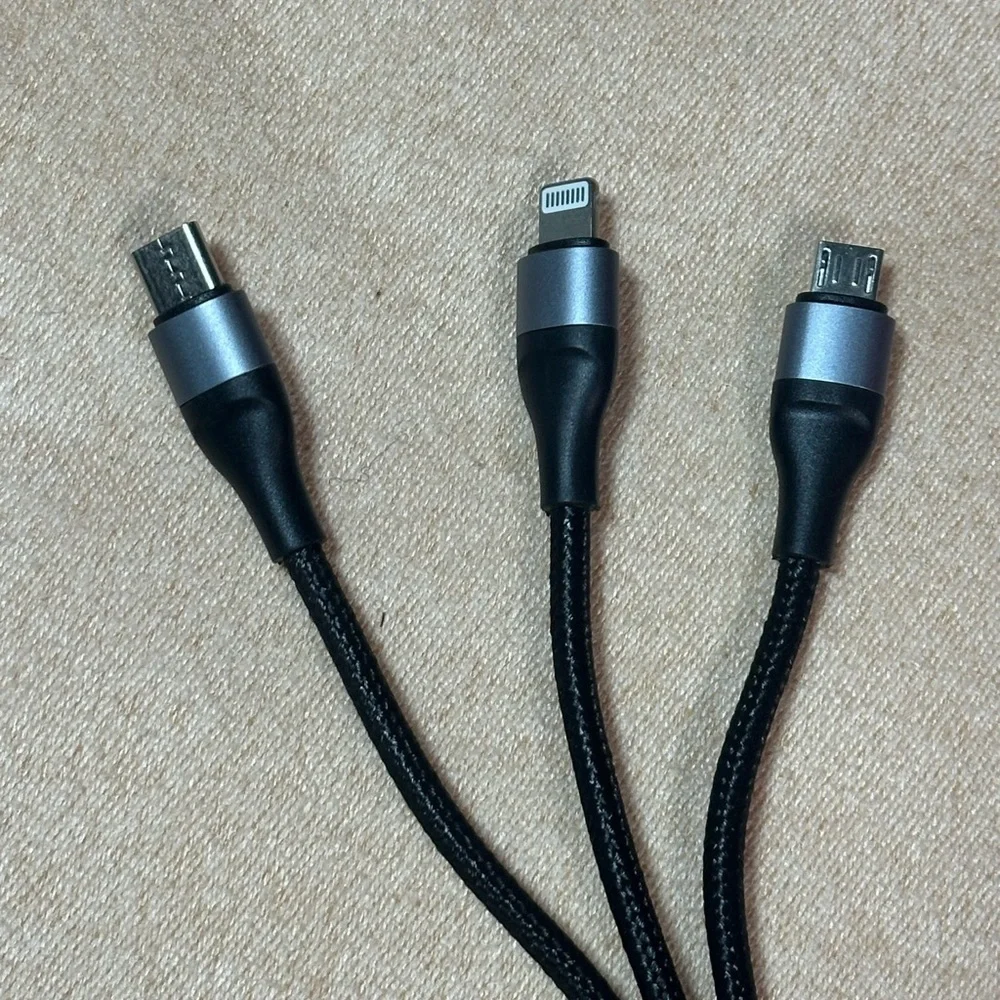 Universal Black Multi-Device Charging Cable